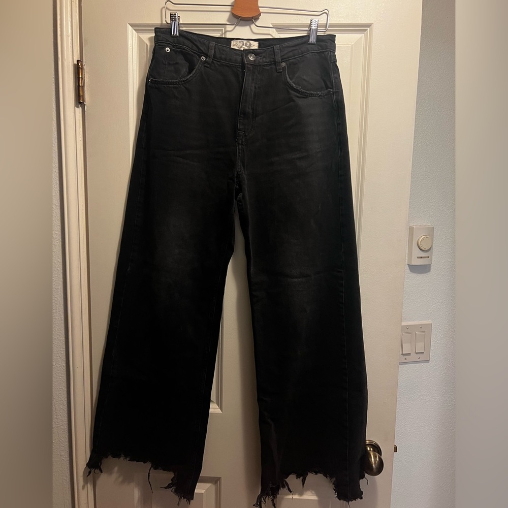 Free People Straight Up Baggy Jeans